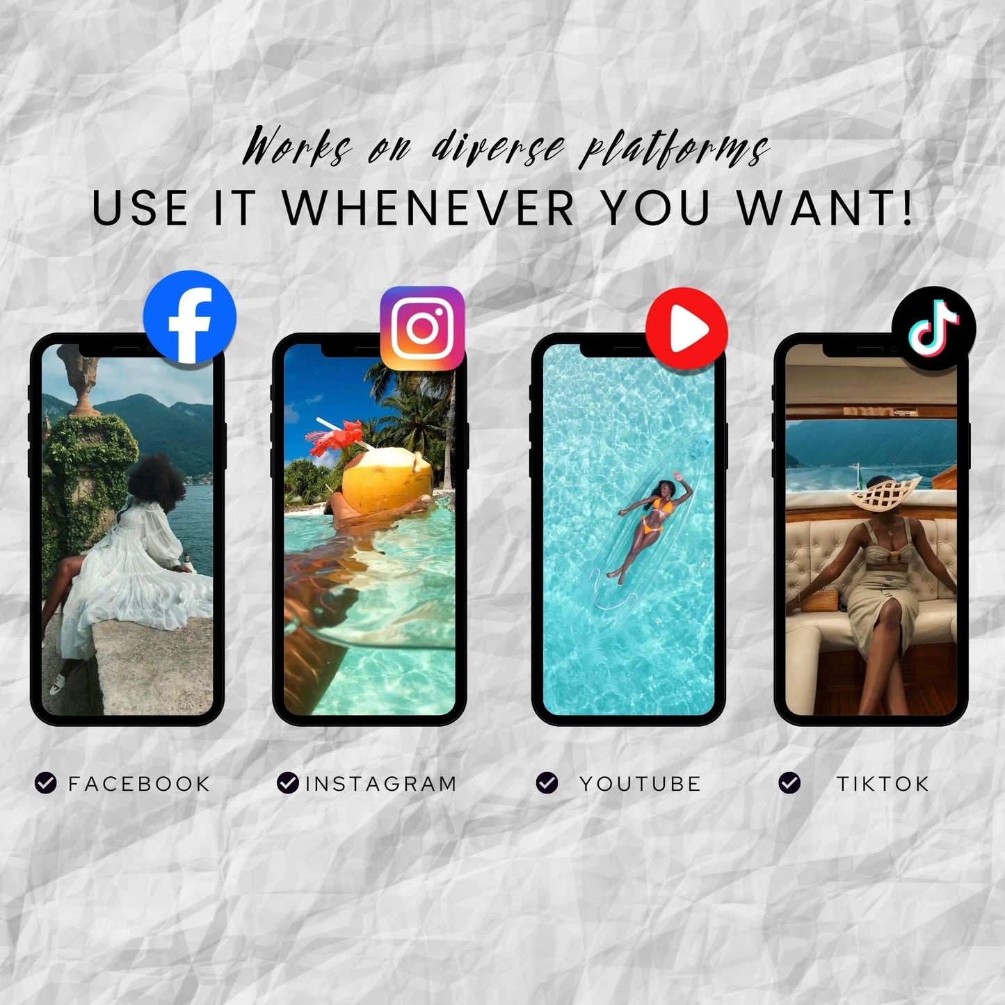 Melanin Luxury Travel Aesthetic Reels for Social Media