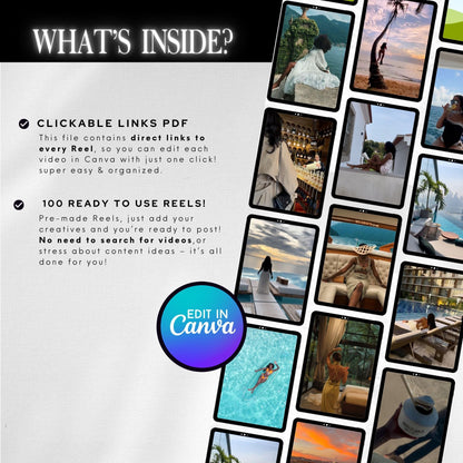 Melanin Luxury Travel Aesthetic Reels for Social Media